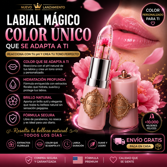 Magic Kiss™️ – Labiales Mágicos Cambian al Tono Perfecto de tus Labios - Hidratan